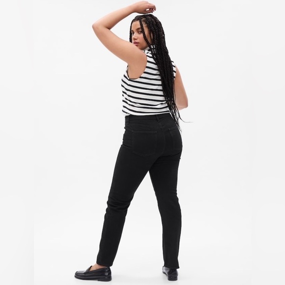 NWT! GAP True Black High Rise ‘90s Straight Jeans - Multiple Sizes 💙 - Picture 5 of 6